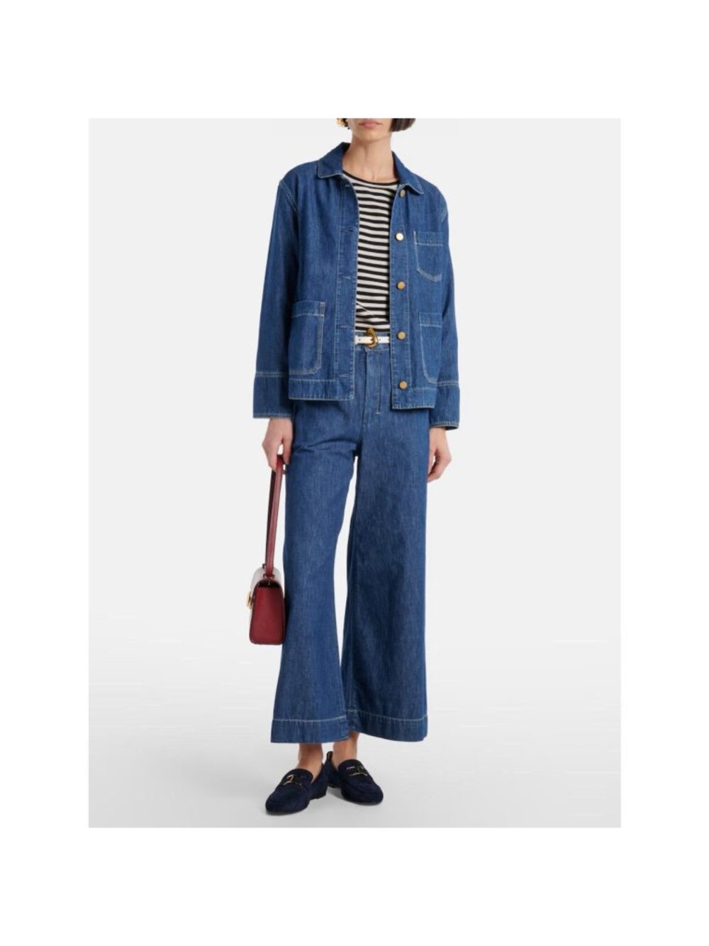 ‘S Max Mara Paul High-Rise Wide-Leg Cropped Jeans